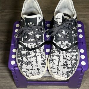 Adidas Monochrome Patterned Sneakers